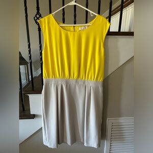 Loft Color Block Dress Size 10 EEUC